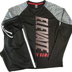 ATHLETIC WORKS | boys | XL (14/16) | outfit | sports | red/black